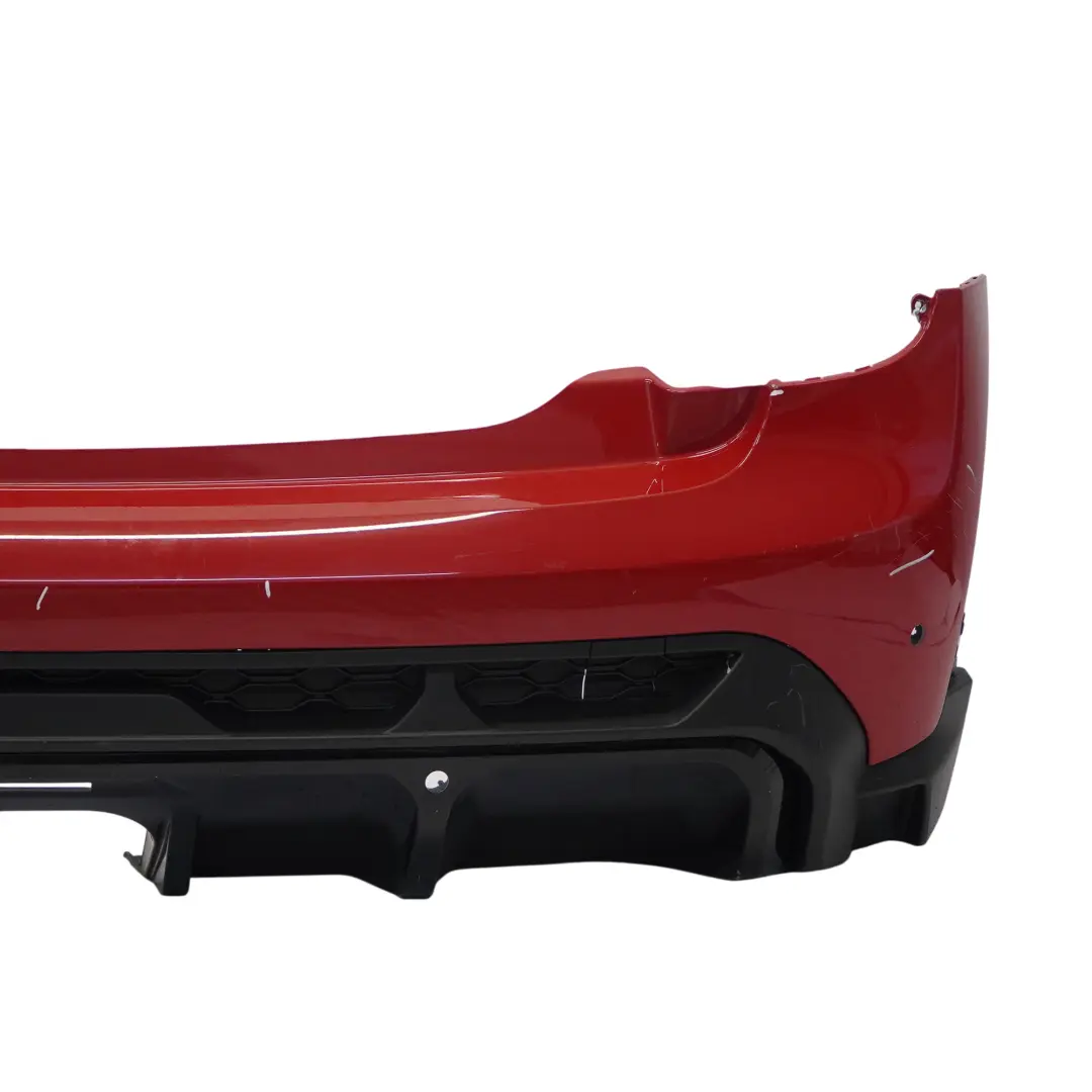 Mini F56 F57 LCI Rear Bumper Trim Panel Covering Chili Red - 851 - SKU 5A3C949-CHRED - Part number 5A3C949