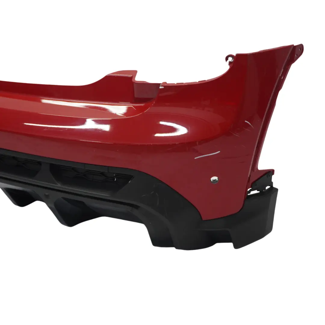 Mini F56 F57 LCI Rivestimento pannello paraurti posteriore Chili Red - 851 - SKU 5A3C949-CHRED - Numero di parte 5A3C949
