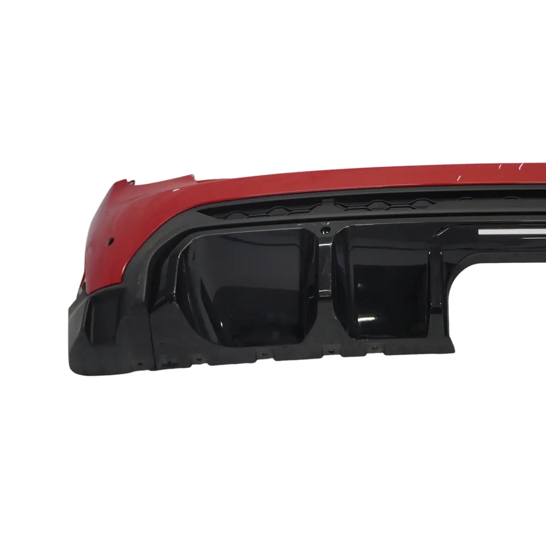 Mini F56 F57 LCI Rear Bumper Trim Panel Covering Chili Red - 851 - SKU 5A3C949-CHRED - Part number 5A3C949