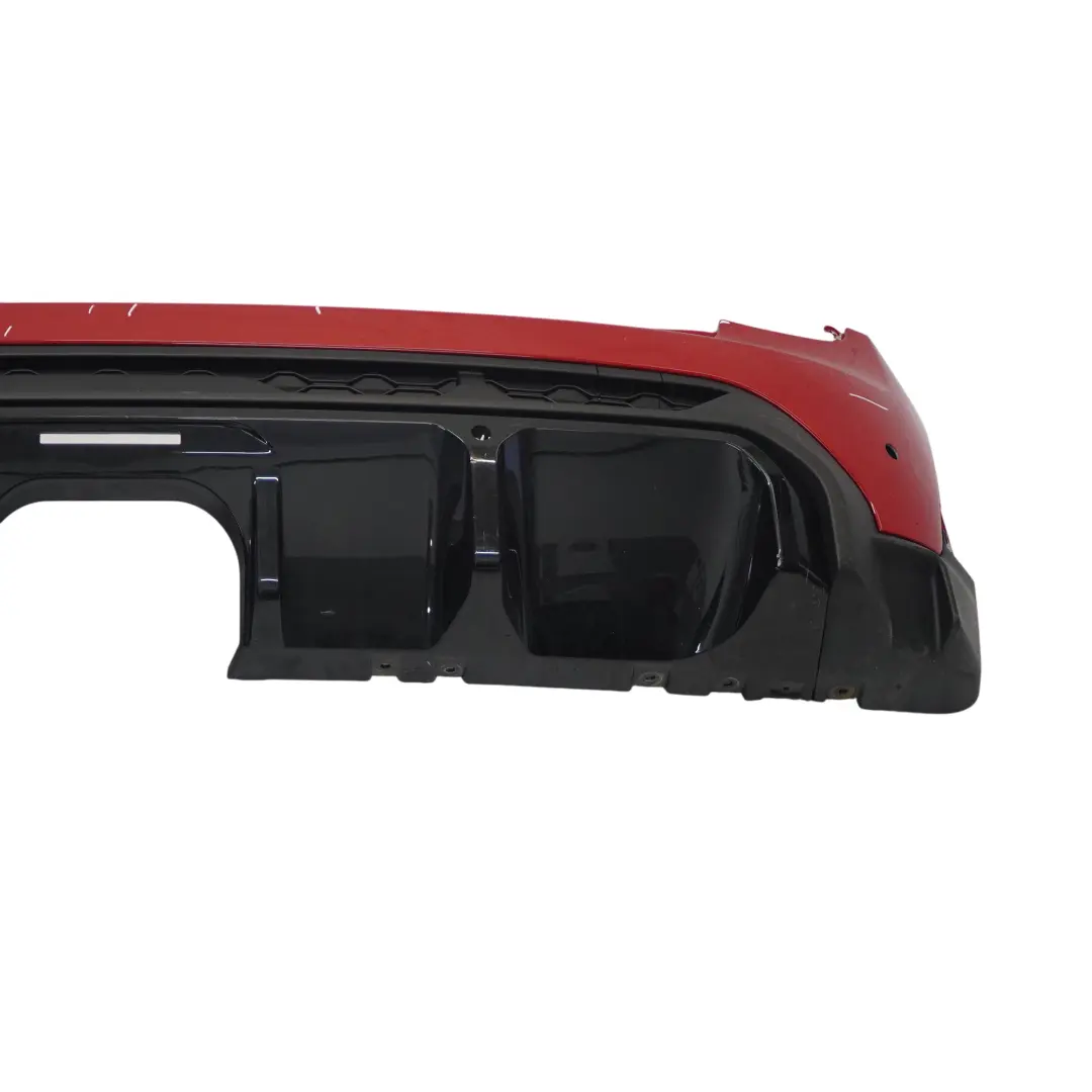 Mini F56 F57 LCI Rivestimento pannello paraurti posteriore Chili Red - 851 - SKU 5A3C949-CHRED - Numero di parte 5A3C949