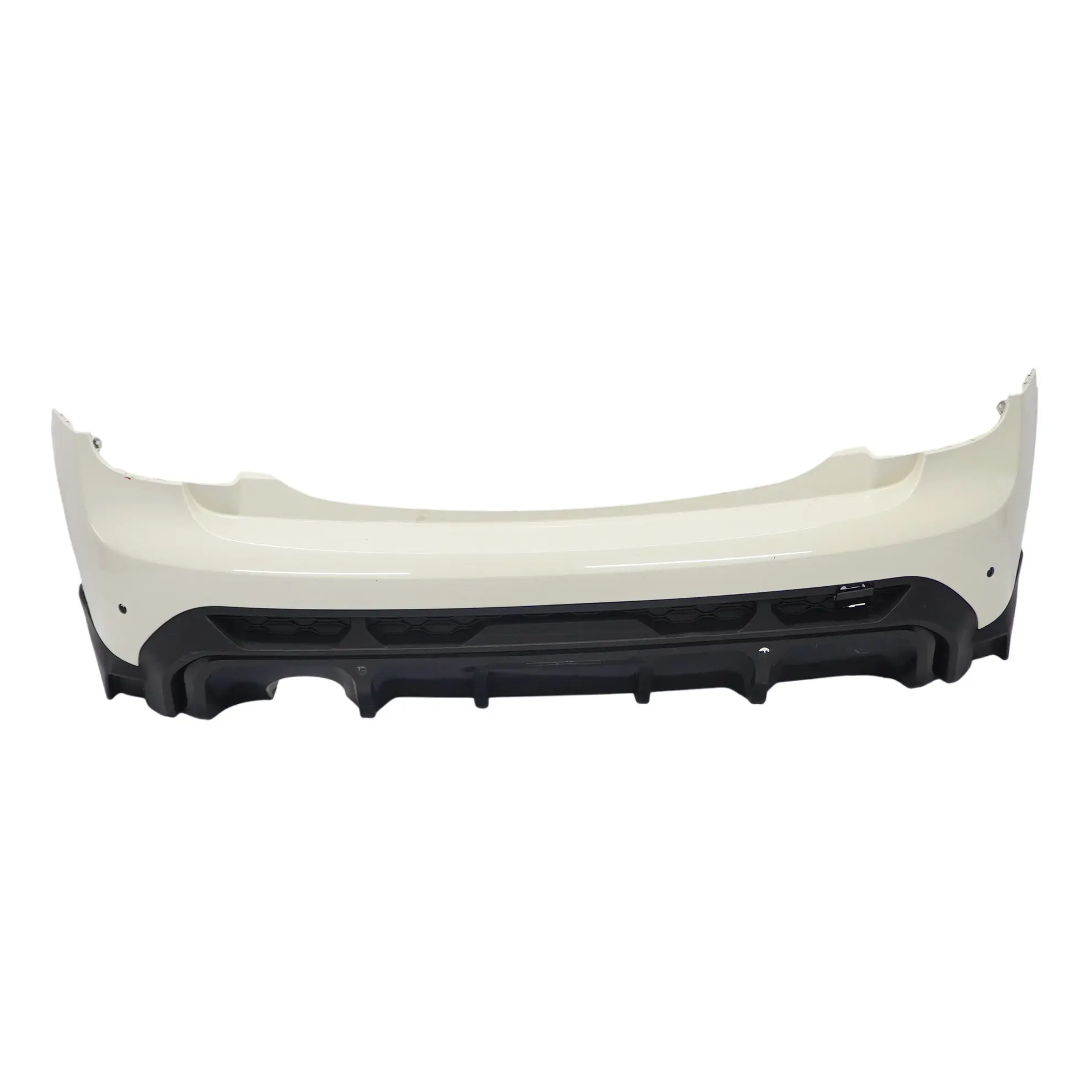 Mini F55 LCI Rear Bumper Trim Panel Covering Pepper White - 850