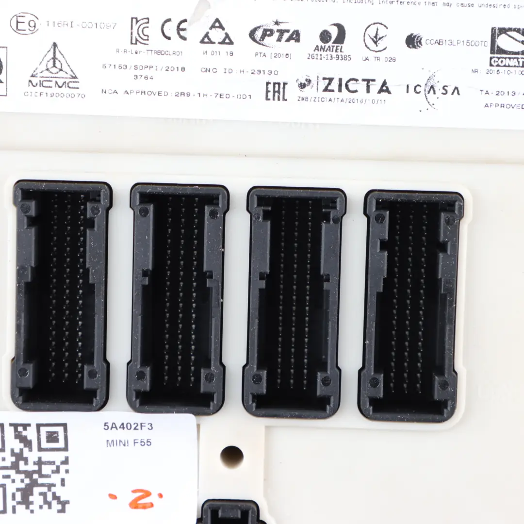 ECU Corps Contrôleur de domaine BDC Unité modulaire pour Mini Cooper F54 F56 à propos du numéro de pièce 5A402F3 Mini Cooper F54 F56 ECU Corps Contrôleur de domaine BDC Unité modulaire - SKU 5A402F3 - Numéro de pièce 5A402F3