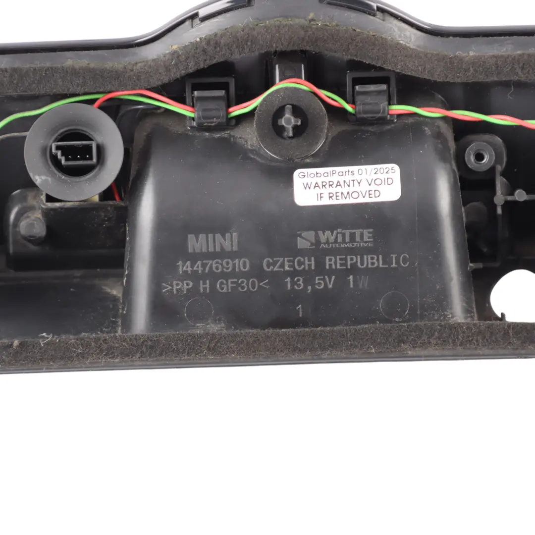 Handle Rear Trunk Lid Boot Opener Black to Mini F60 Countryman Tailgate with Part number 5A45680 Mini F60 Countryman Tailgate Handle Rear Trunk Lid Boot Opener Black - SKU 5A45680 - Part number 5A45680