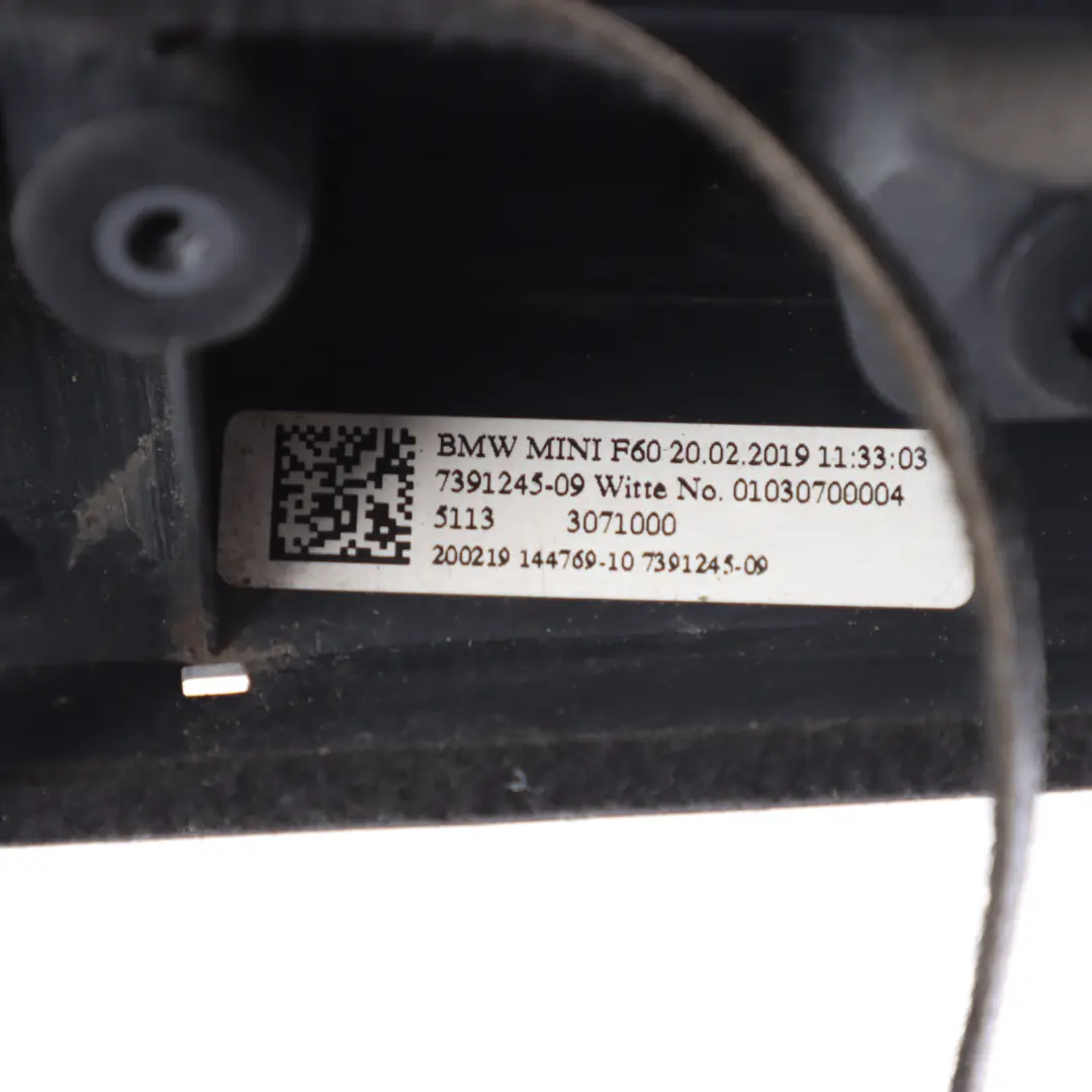 Handle Rear Trunk Lid Boot Opener Black to Mini F60 Countryman Tailgate with Part number 5A45680 Mini F60 Countryman Tailgate Handle Rear Trunk Lid Boot Opener Black - SKU 5A45680 - Part number 5A45680