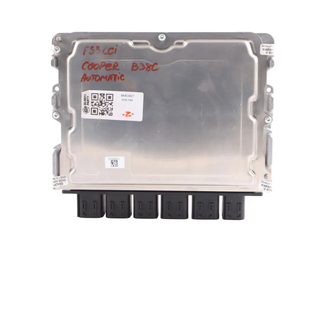 B38C 1.5L Engine Control Unit ECU DME Automatic to Mini Cooper F55 F56 with Part number 5A5CDC7 Mini Cooper F55 F56 B38C 1.5L Engine Control Unit ECU DME Automatic - SKU 5A5CDC7 - Part number 5A5CDC7