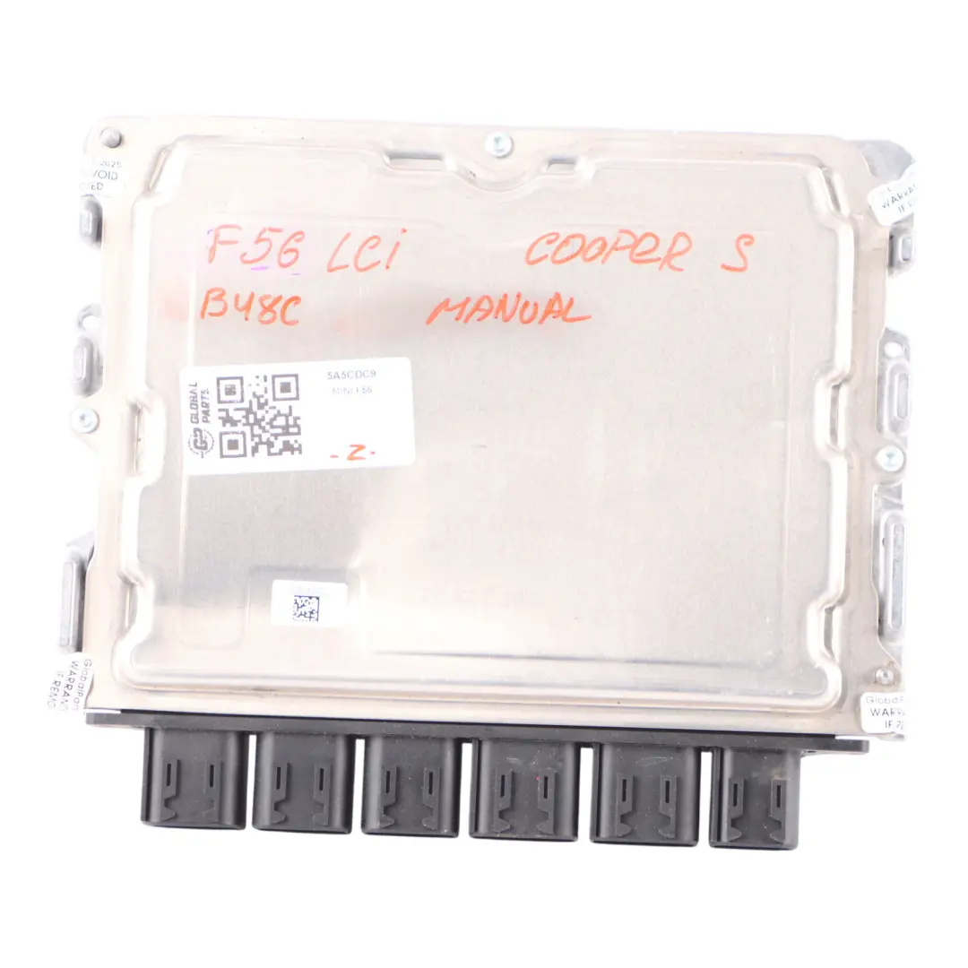 B48C Engine Module Control Unit ECU DME Manual to Mini Cooper S F56 with Part number 5A5CDC9 Mini Cooper S F56 B48C Engine Module Control Unit ECU DME Manual - SKU 5A5CDC9 - Part number 5A5CDC9