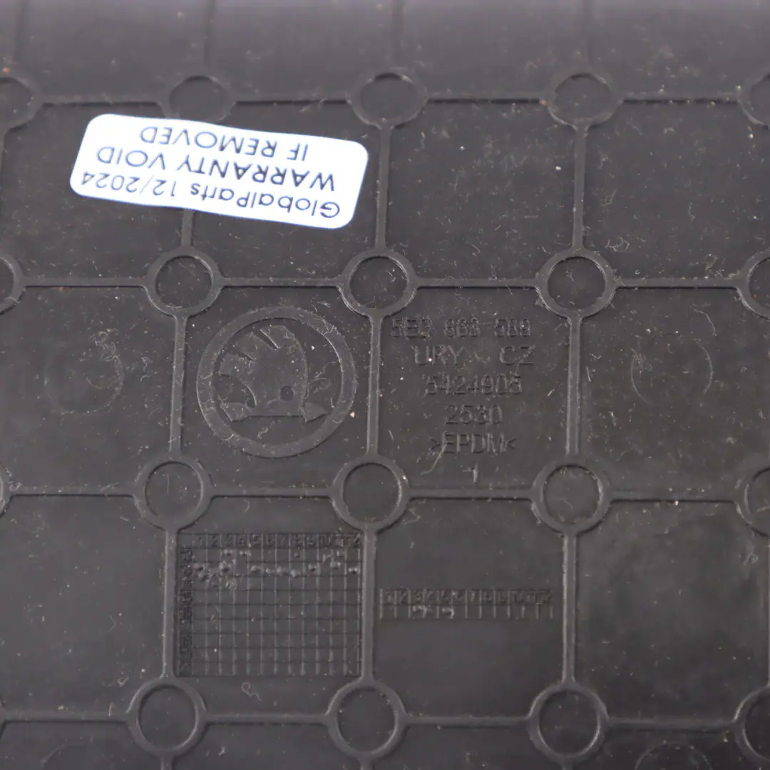 Centre Console Cup Holder Rubber Mat Insert Trim to Skoda Octavia 5E with Part number 5E0863589 Skoda Octavia 5E Centre Console Cup Holder Rubber Mat Insert Trim - SKU 5E0863589 - Part number 5E0863589