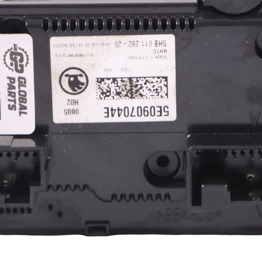 A/C Klimaanlage Klimasteuerung Schalttafel für Skoda Octavia 5E mit Teilenummer 5E0907044E Skoda Octavia 5E A/C Klimaanlage Klimasteuerung Schalttafel - SKU 5E0907044E - Teilenummer 5E0907044E