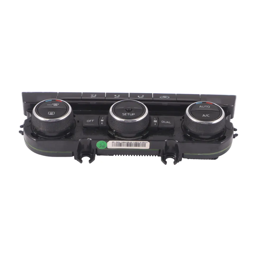Skoda Octavia 5E A/C Air Condition Climate Control Switch Panel - SKU 5E0907044E - Part number 5E0907044E