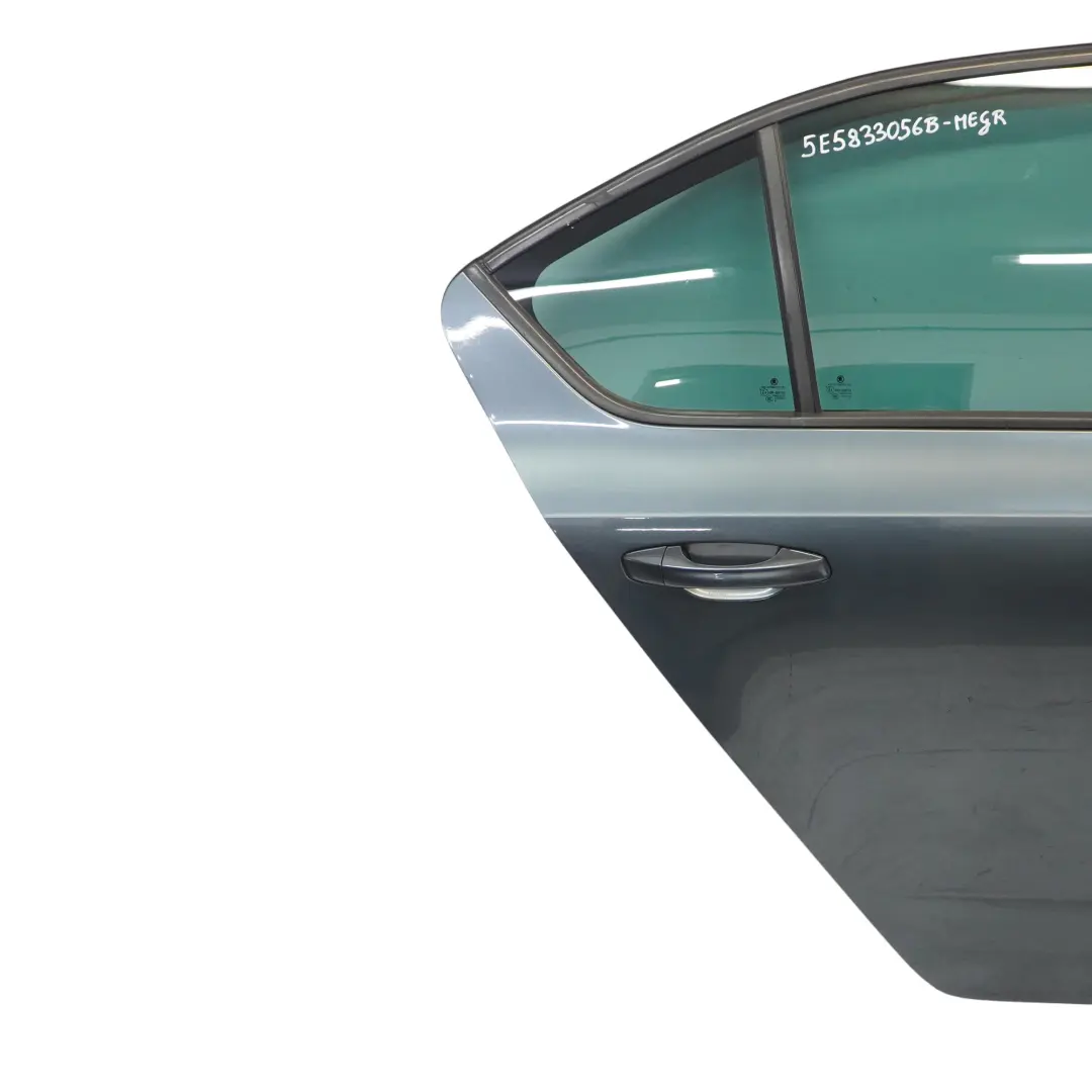 Door Rear Right O/S Covering Panel Metal Grey Metallic - F7Y to Skoda Octavia 5E with Part number 5E5833056B Skoda Octavia 5E Door Rear Right O/S Covering Panel Metal Grey Metallic - F7Y - SKU 5E5833056B-MEGR - Part number 5E5833056B