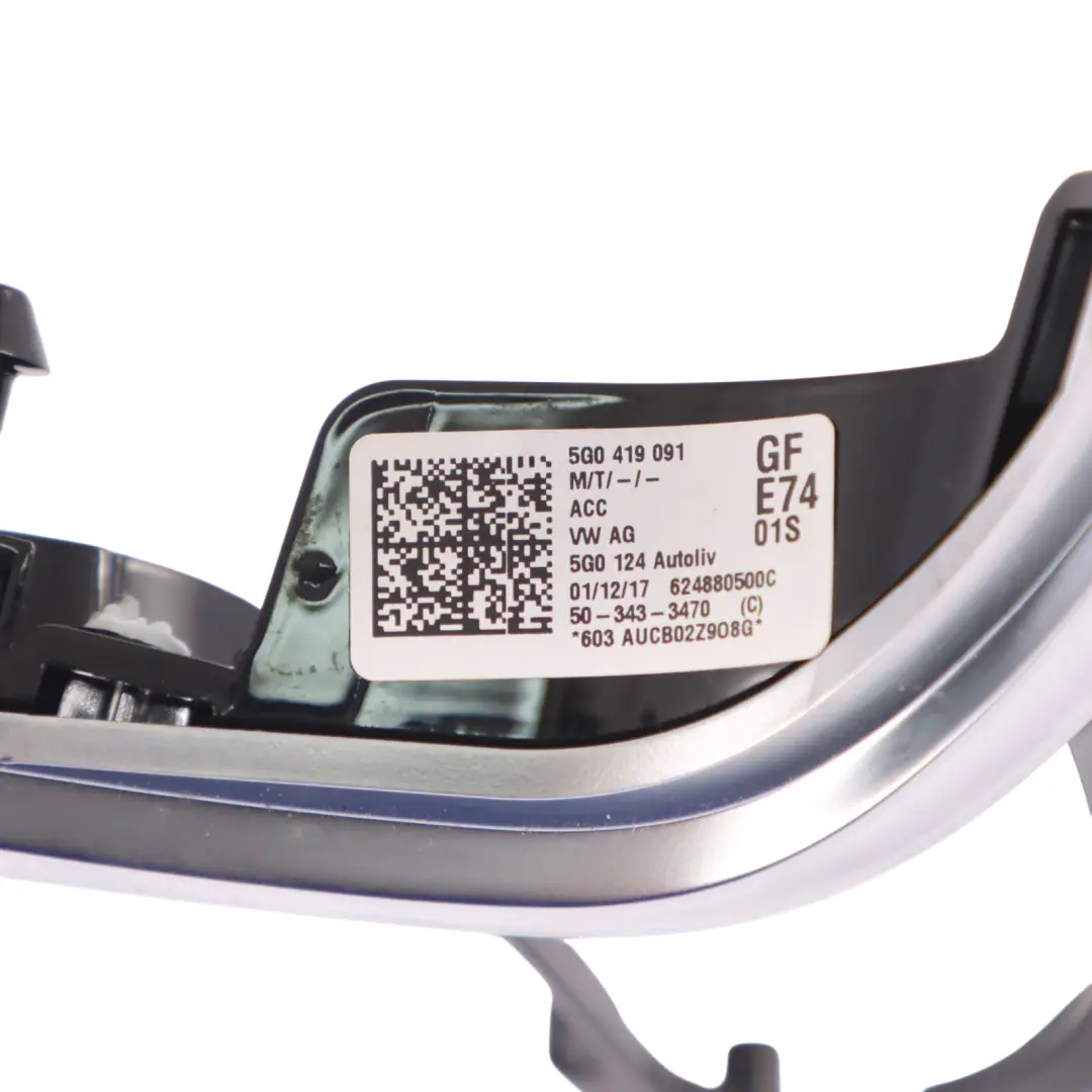 Volkswagen Golf Mk7 Multifunction Steering Wheel Frame Cover Trim - SKU 5G0419091 - Part number 5G0419091