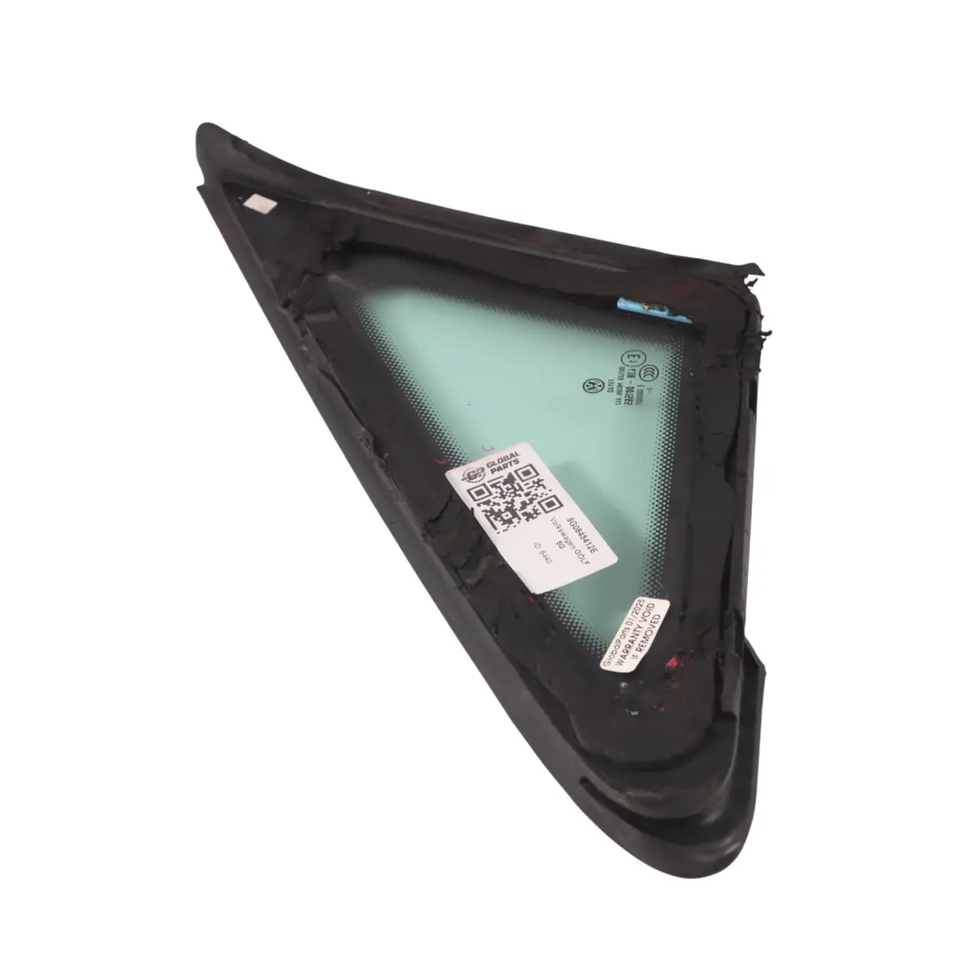 Volkswagen Golf 5G Front Window Glass Quarter Glazing Right O/S AS2 - SKU 5G0845412E - Part number 5G0845412E