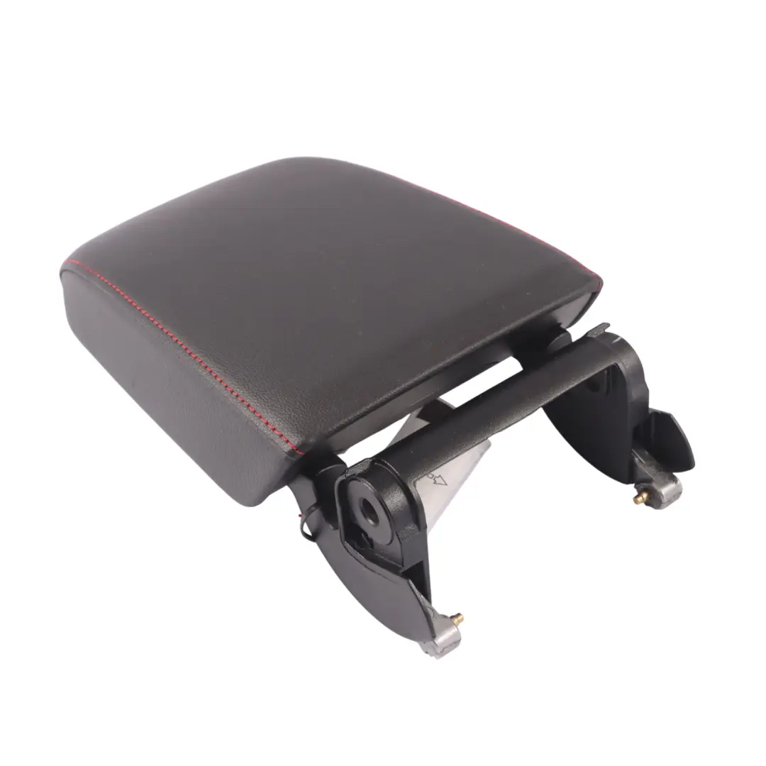 Volkswagen VW Golf VII console centrale accoudoir plateau simili cuir noir rouge - SKU 5G0864207D-1 - Numéro de pièce 5G0864207D