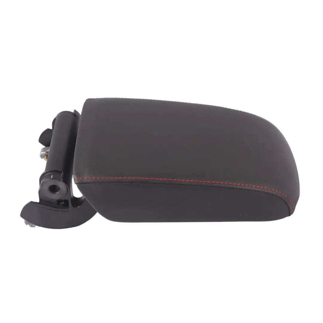 Volkswagen VW Golf VII console centrale bracciolo vassoio finta pelle nero rosso - SKU 5G0864207D-1 - Numero di parte 5G0864207D