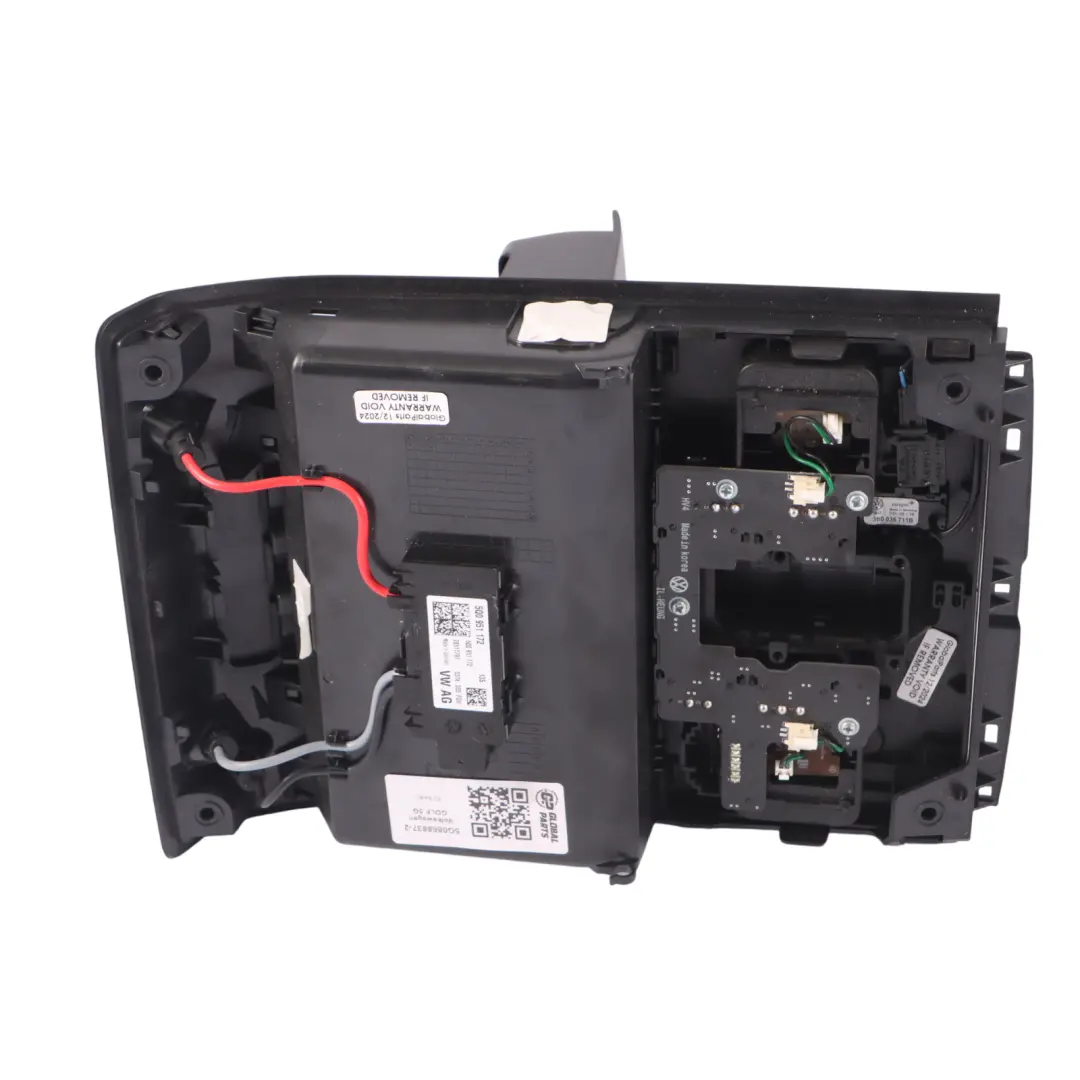 Volkswagen Golf Mk7 Interrupteur d'éclairage de toit lampe avant Noir - SKU 5G0868837-2 - Numéro de pièce 5G0868837