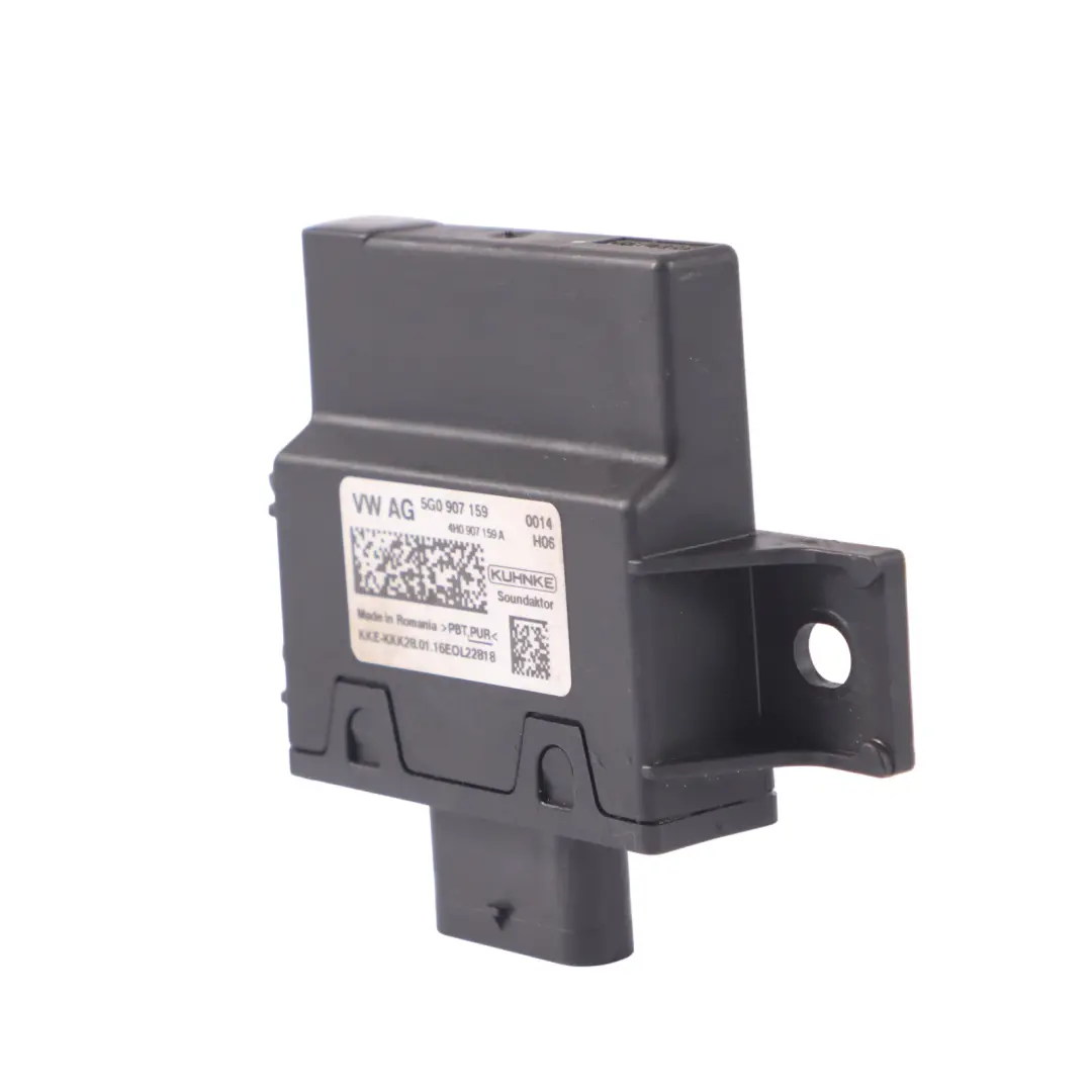 5G Body Sound Módulo de Control ECU para Volkswagen Golf con número de pieza 5G0907159 Volkswagen Golf 5G Body Sound Módulo de Control ECU - SKU 5G0907159 - Número de pieza 5G0907159
