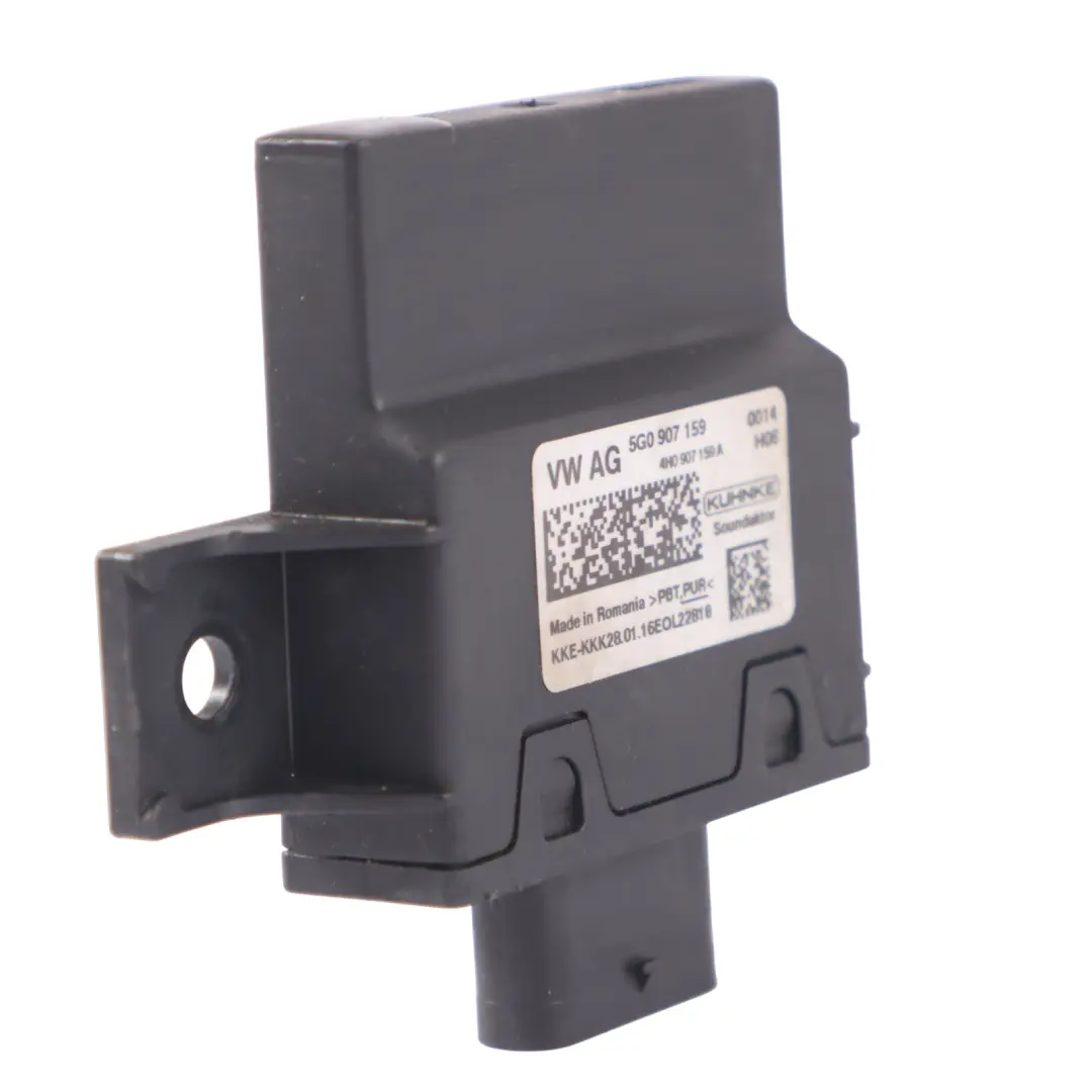 5G Body Sound Control Module ECU to Volkswagen Golf with Part number 5G0907159 Volkswagen Golf 5G Body Sound Control Module ECU - SKU 5G0907159 - Part number 5G0907159