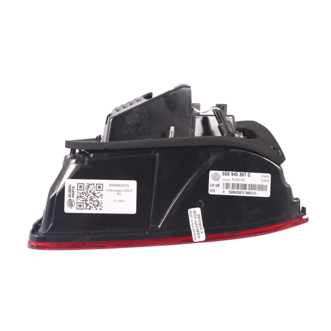 Volkswagen VW Golf Mk7 Trunk Lid Light Rear Lamp Inner Left N/S LED - SKU RHD-5G0945307G - Part number 5G0945307G