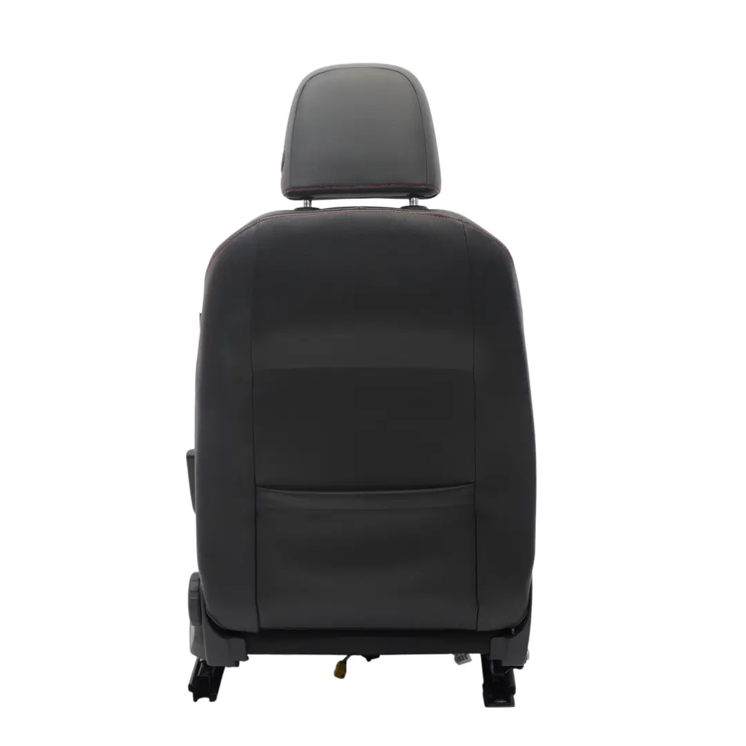 VW Golf 5G Mk7 GTI 5D Asiento Delantero Izquierdo Calefactable Cuero Negro Rojo - SKU 5G4881805FE-1 - Número de pieza 5G4881805FE
