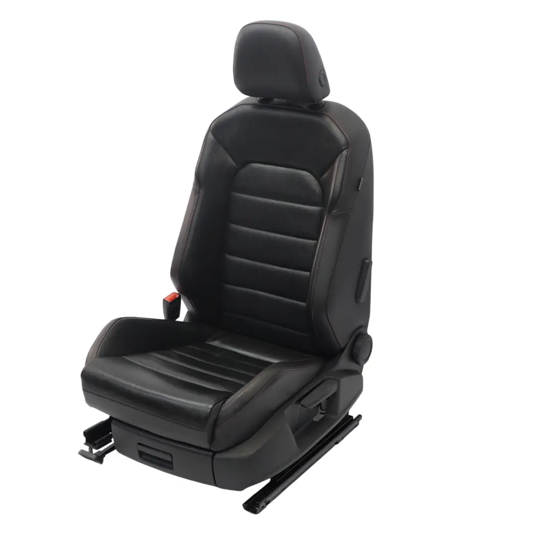 5G Mk7 GTI 5D Sedile Anteriore Sinistro Riscaldato Pelle Nero Rosso per VW Golf con numero di parte 5G4881805FE VW Golf 5G Mk7 GTI 5D Sedile Anteriore Sinistro Riscaldato Pelle Nero Rosso - SKU 5G4881805FE-1 - Numero di parte 5G4881805FE