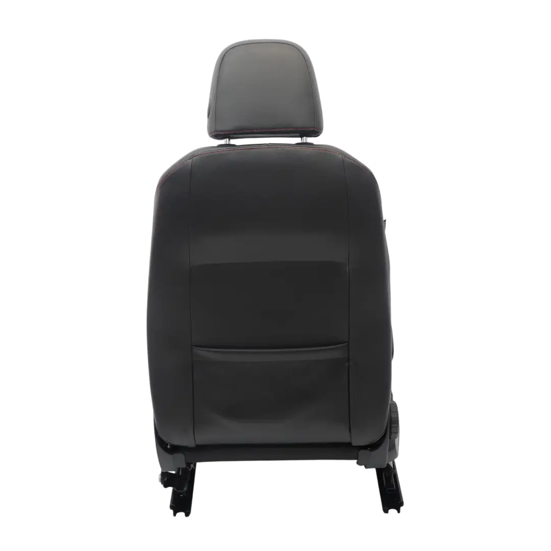 Volkswagen Golf 5G Mk7 GTI 5D Siège avant droit chauffant cuir noir rouge - SKU 5G4881806FE-1 - Numéro de pièce 5G4881806FE