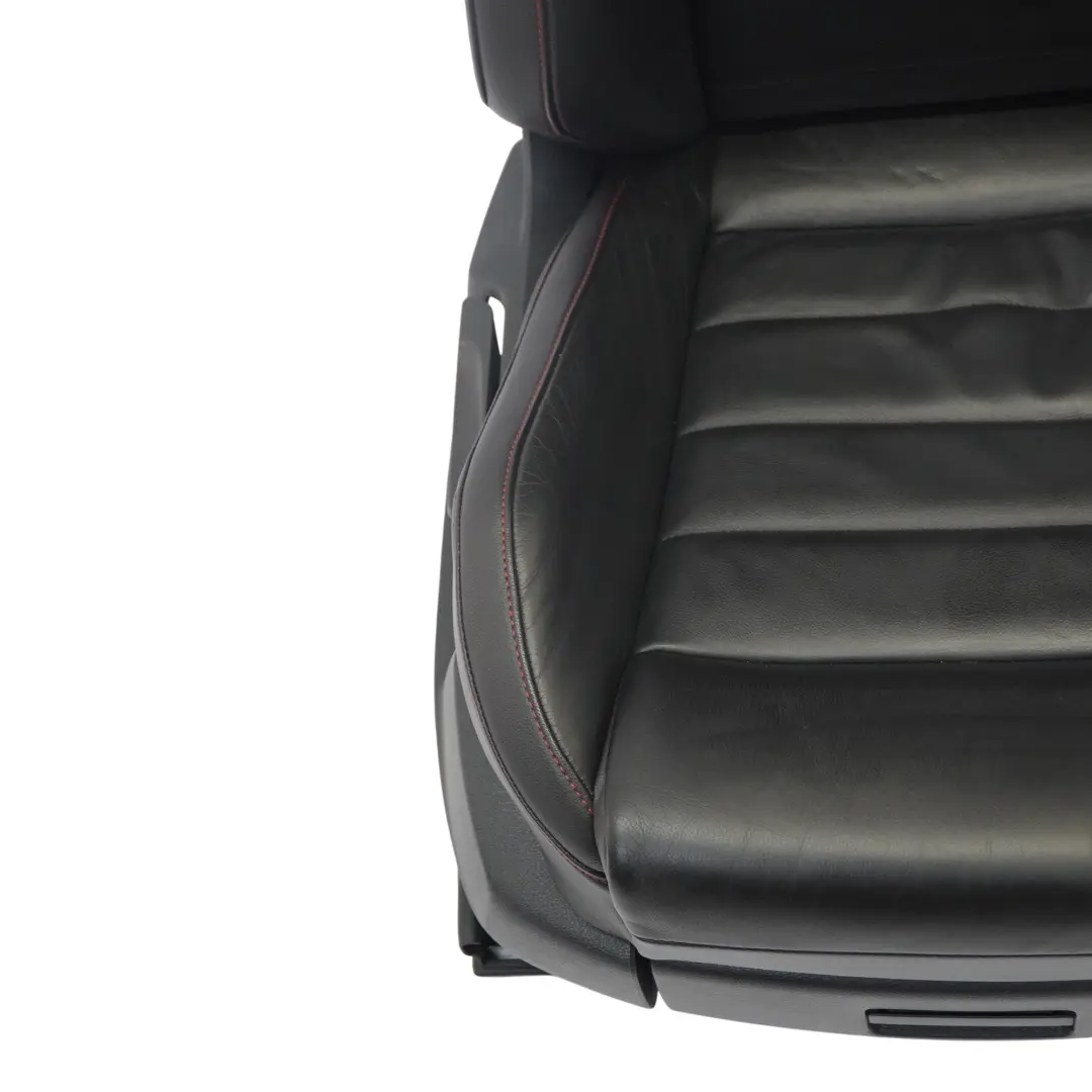 Volkswagen Golf 5G Mk7 GTI 5D Fotel Przedni Prawy Grzany Skórzany Czarny - SKU 5G4881806FE-1 - Numer Części 5G4881806FE