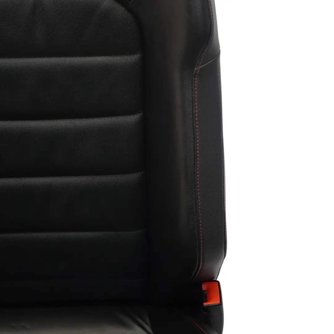 Volkswagen Golf 5G Mk7 GTI 5D Sedile Anterior Destro Riscaldato Pelle Nero Rosso - SKU 5G4881806FE-1 - Numero di parte 5G4881806FE