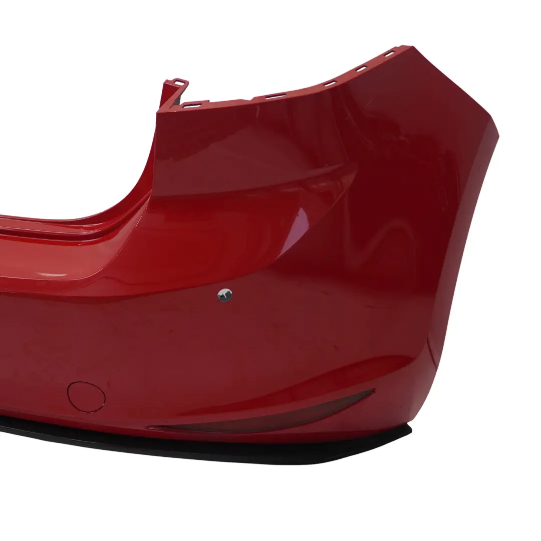 Bumper Rear Trim Panel Covering Tornado Red - Y3D to Volkswagen VW Golf Mk7 with Part number 5G6807417AP Volkswagen VW Golf Mk7 Bumper Rear Trim Panel Covering Tornado Red - Y3D - SKU 5G6807417AP-TRE - Part number 5G6807417AP