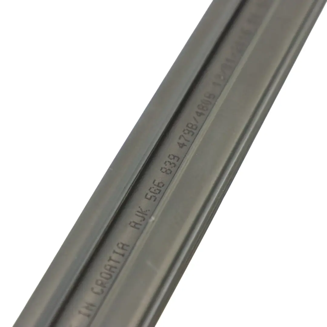 5G Window Strip Trim Door Rear Left N/S Moulding Seal to Volkswagen Golf with Part number 5G6839479B Volkswagen Golf 5G Window Strip Trim Door Rear Left N/S Moulding Seal - SKU 5G6839479B - Part number 5G6839479B