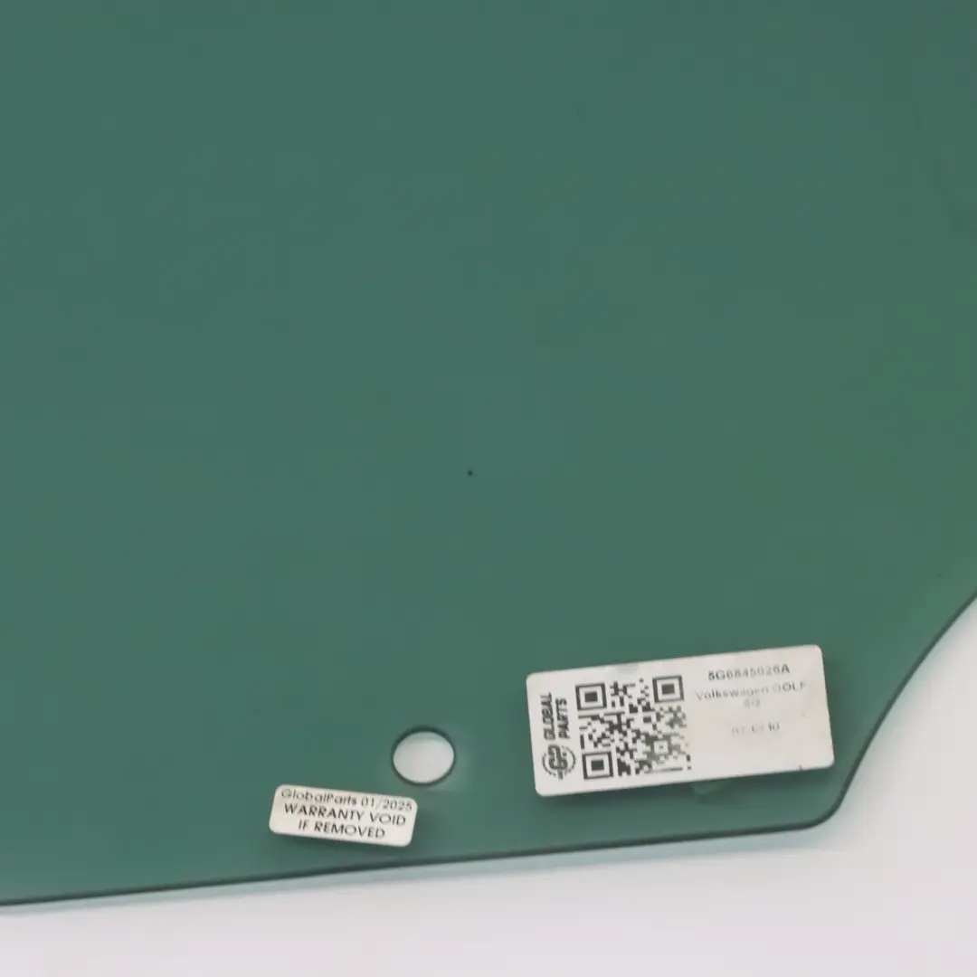Volkswagen Golf Mk7 5G 5 Drzwi Szyba Przyciemniana Prawy Tył - SKU 5G6845026A - Numer Części 5G6845026A