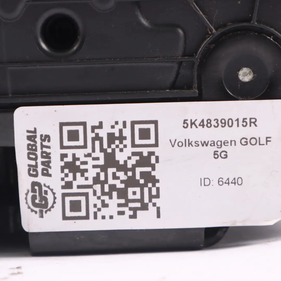 Volkswagen Golf 5G Rear Door Lock Actuator Mechanism Left N/S - SKU 5K4839015R - Part number 5K4839015R
