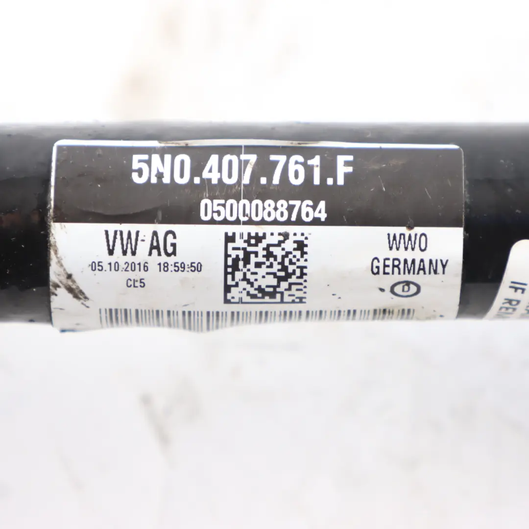 Driveshaft Front Left N/S Axle Drive Shaft to Audi Q3 8U 2.0 TDI with Part number 5N0107761F Audi Q3 8U 2.0 TDI Driveshaft Front Left N/S Axle Drive Shaft - SKU 5N0107761F - Part number 5N0107761F