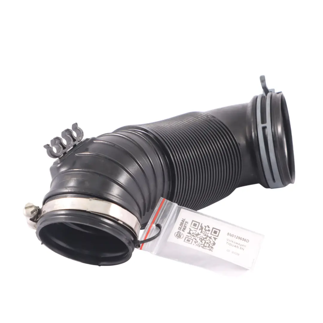 Prise d'air Volkswagen Tiguan 5N Audi Q3 8U 2.0 TDI Tuyau flexible pour à propos du numéro de pièce 5N0129656D Prise d'air Volkswagen Tiguan 5N Audi Q3 8U 2.0 TDI Tuyau flexible - SKU 5N0129656D - Numéro de pièce 5N0129656D