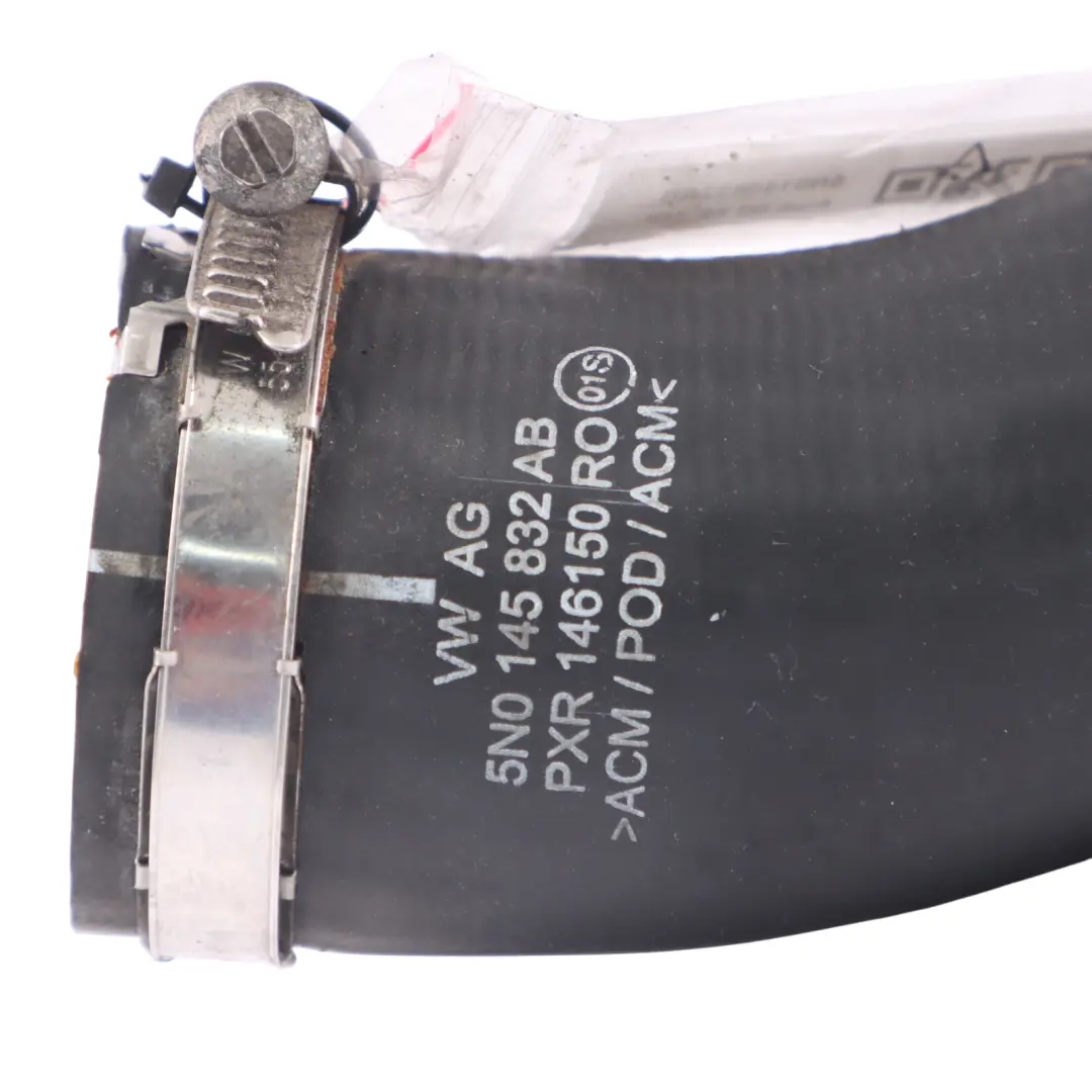 Hose Charge Air Line to AUDI Q3 8U Diesel 2.0 TDI Intercooler with Part number 5N0145832AB AUDI Q3 8U Diesel 2.0 TDI Intercooler Hose Charge Air Line - SKU 5N0145832AB - Part number 5N0145832AB