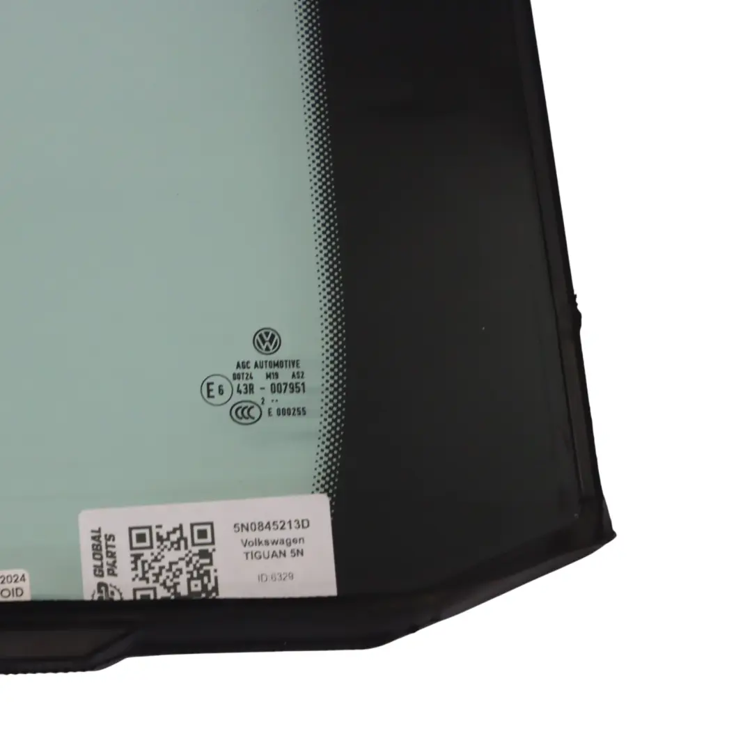 Feste Tür Fenster Glas Hinten Links Grün AS2 für Volkswagen Tiguan 5N mit Teilenummer 5N0845213D Volkswagen Tiguan 5N Feste Tür Fenster Glas Hinten Links Grün AS2 - SKU 5N0845213D - Teilenummer 5N0845213D