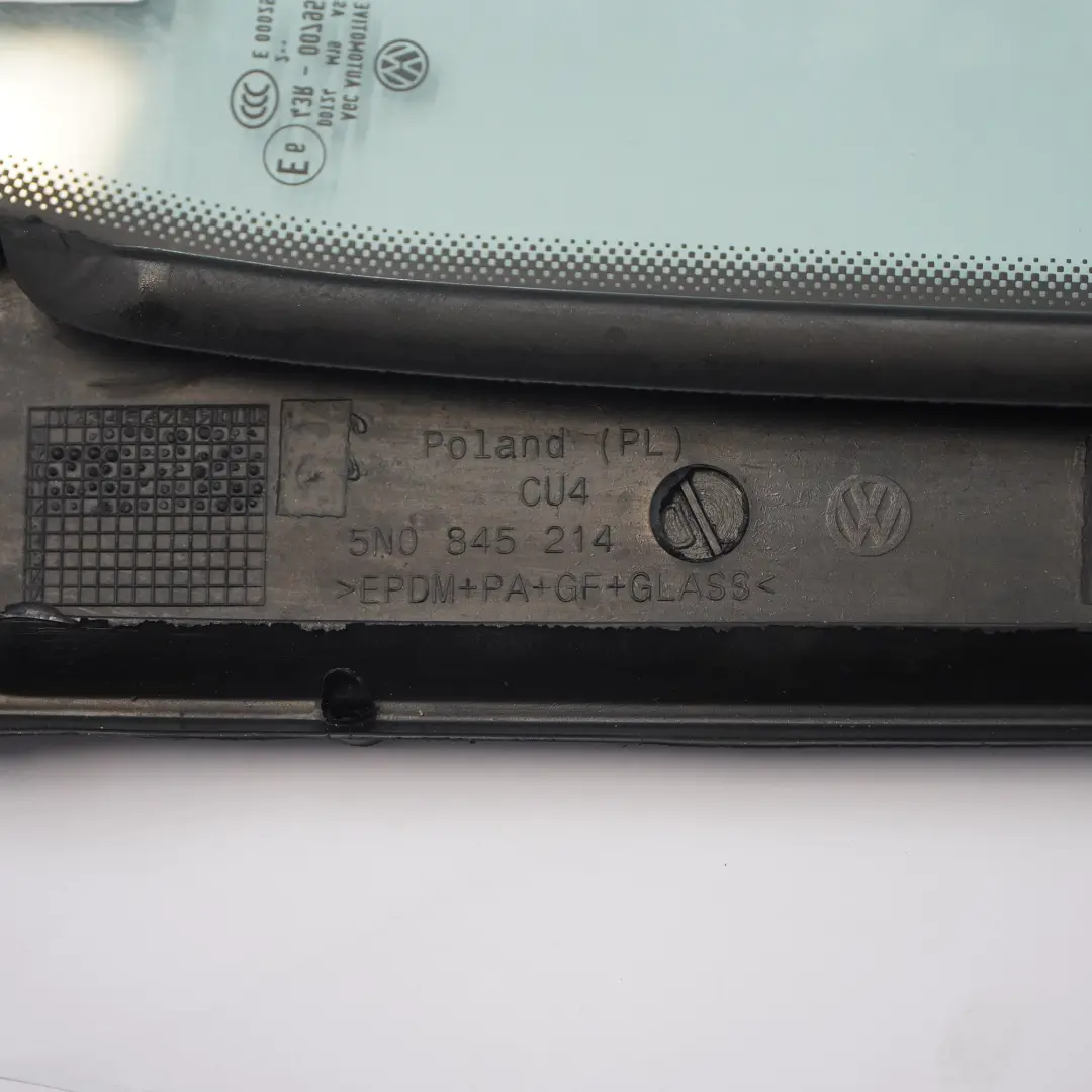 VW Volkswagen Tiguan 5N Cristal Puerta Trasera Derecha Verde AS2 - SKU 5N0845214D - Número de pieza 5N0845214D