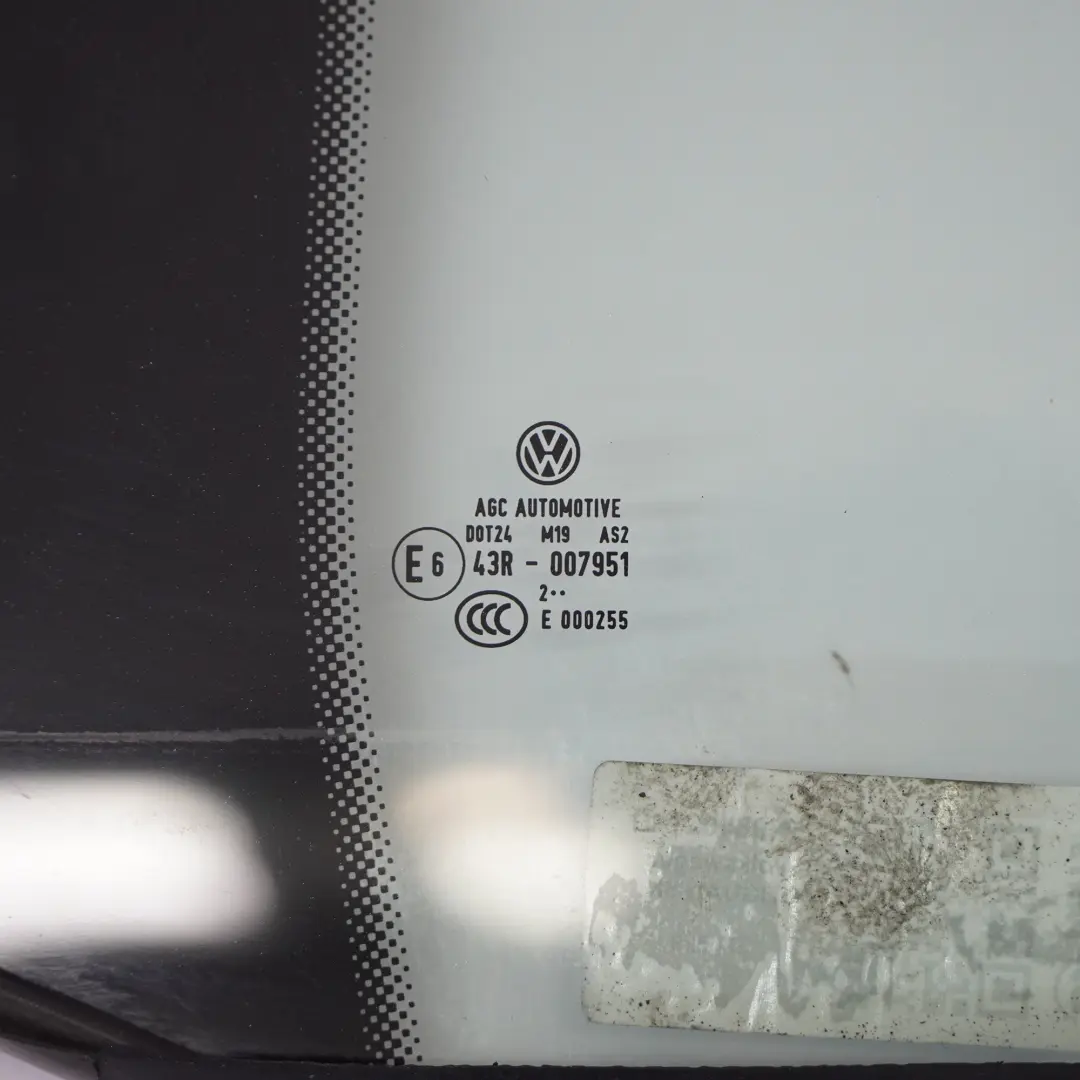 VW Volkswagen Tiguan 5N Türfenster Glas hinten rechts grün AS2 - SKU 5N0845214D - Teilenummer 5N0845214D