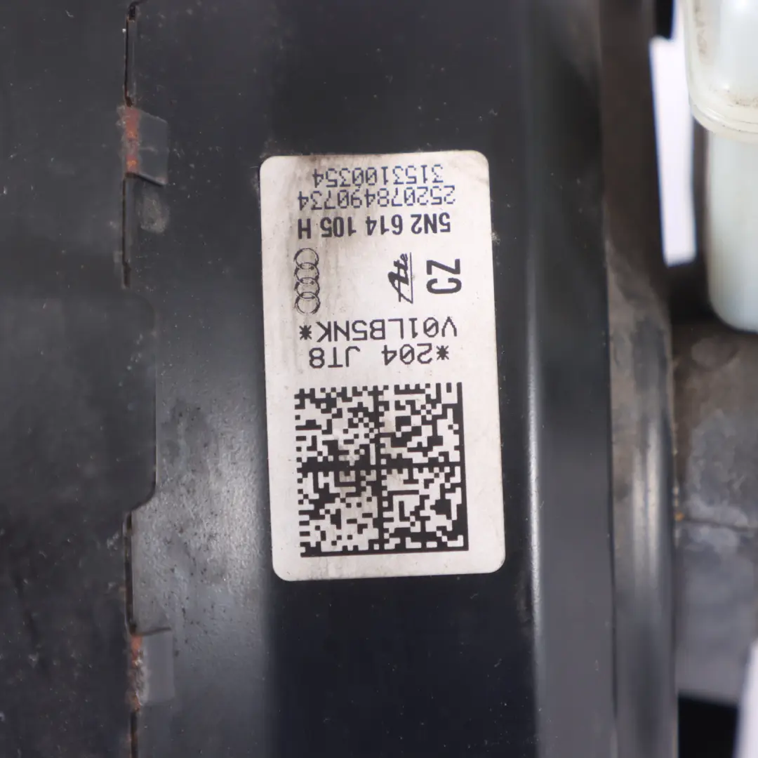 Brake Booster Master Cylinder 5N2614105H to Audi Q3 8U Quattro 2.0 TDI with Part number 5N2614106A Audi Q3 8U Quattro 2.0 TDI Brake Booster Master Cylinder 5N2614105H - SKU RHD-5N2614106A - Part number 5N2614106A