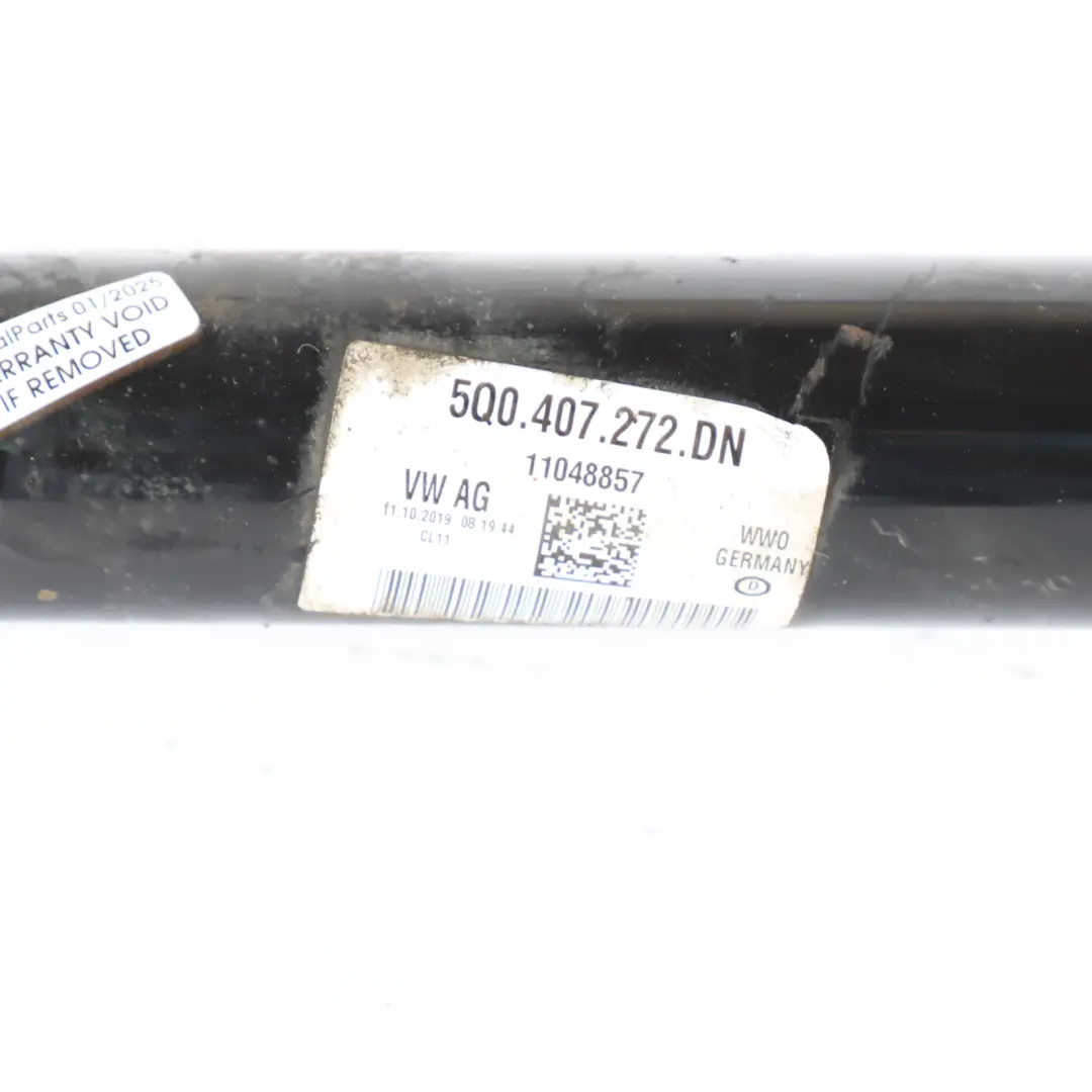 Audi A3 8V 35 TDI DFGA Diesel Front Axle Drive Shaft Right O/S - SKU 5Q0407272DN - Part number 5Q0407272DN