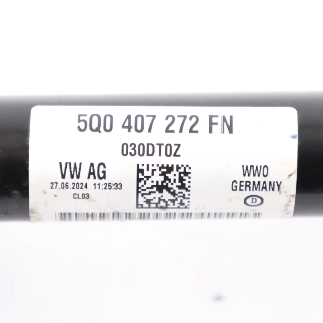 Audi S3 8Y Front Axle Driveshaft Right O/S Drive Shaft - SKU 5Q0407272FN - Part number 5Q0407272FN