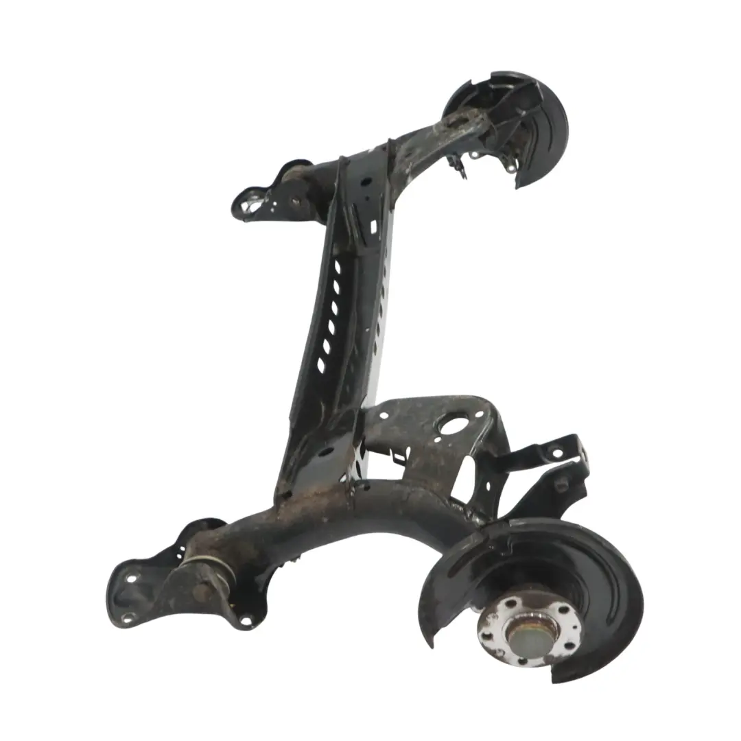 Axle Suspension Cradle Subframe Carrier Cross Member to Audi A3 8V Rear with Part number 5Q0501049BH Audi A3 8V Rear Axle Suspension Cradle Subframe Carrier Cross Member - SKU 5Q0501049BH - Part number 5Q0501049BH