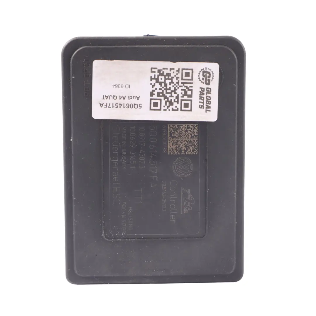 Audi A4 B8 ABS Bomba Modulador Unidad de Control de Freno Hidráulico - SKU 5Q0614517FA - Número de pieza 5Q0614517FA