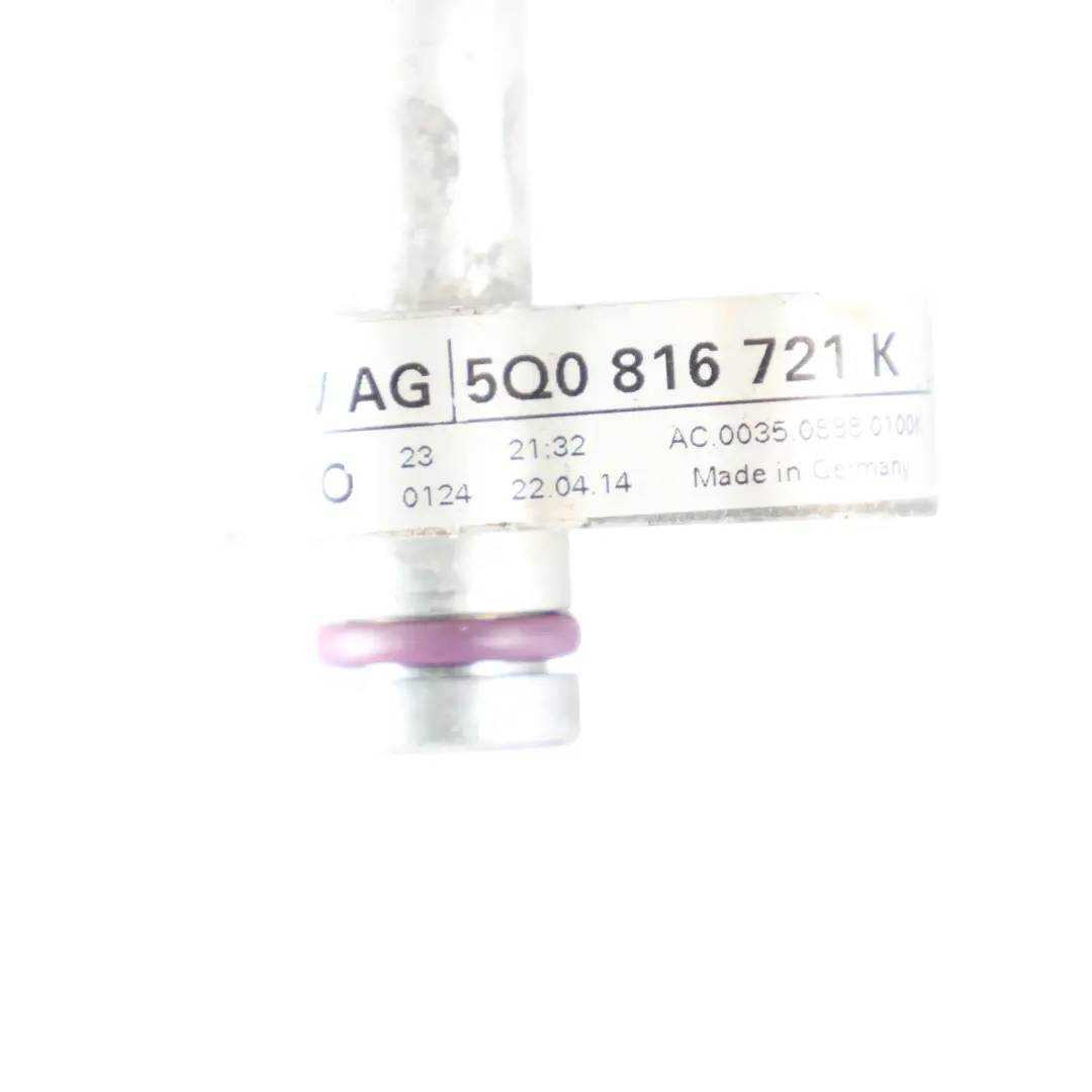 Przewód klimatyzacji do Volkswagen Seat Skoda Audi o numerze 5Q0816721K Volkswagen Seat Skoda Audi Przewód klimatyzacji - SKU 5Q0816721K - Numer Części 5Q0816721K