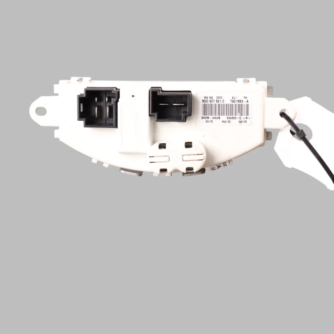 Audi A3 8V Blower Motor Heater Fan Resistor Regulator Control Unit - SKU 5Q0907521C - Part number 5Q0907521C