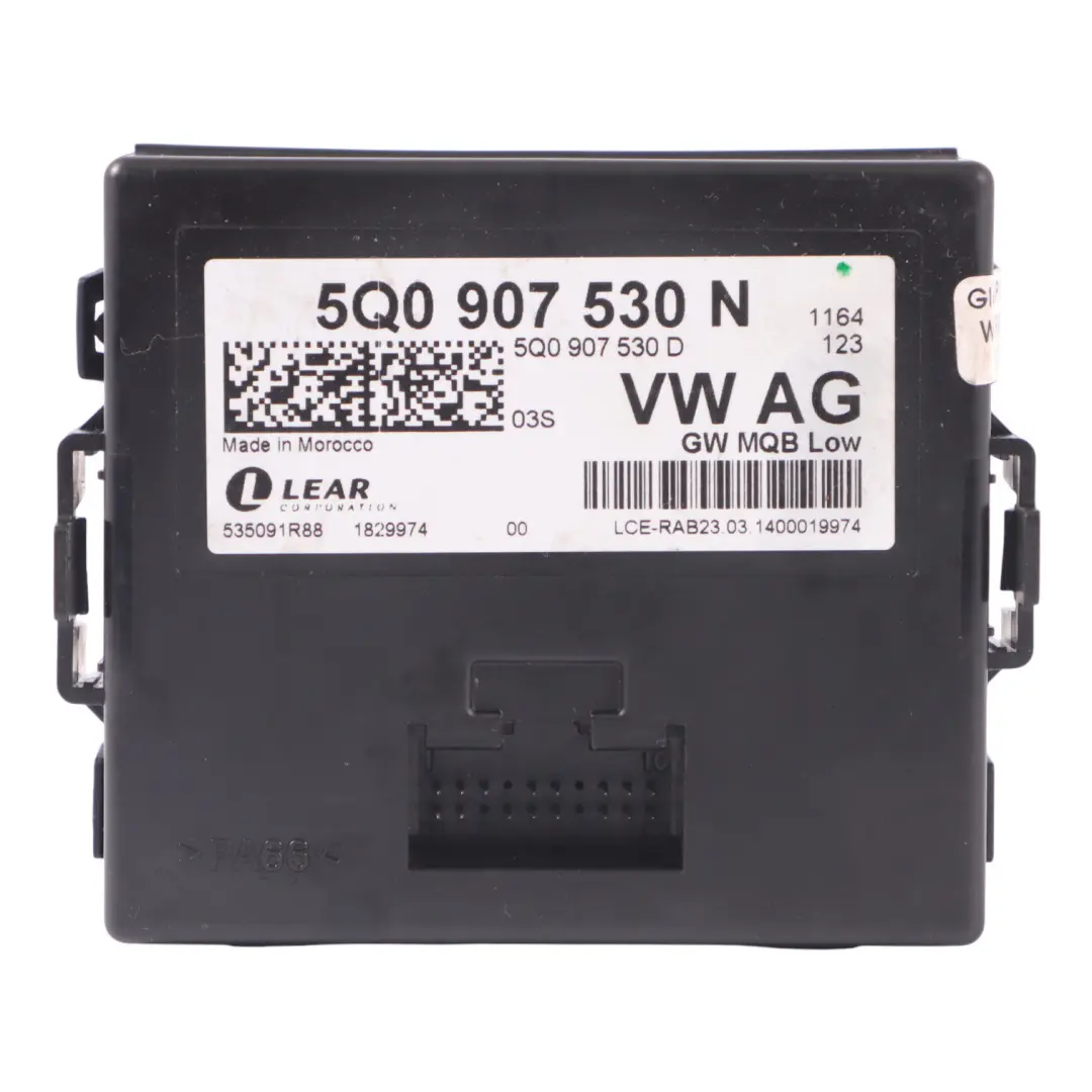 Gateway Control Module Unit ECU to Skoda Octavia 5E with Part number 5Q0907530N Skoda Octavia 5E Gateway Control Module Unit ECU - SKU 5Q0907530N - Part number 5Q0907530N
