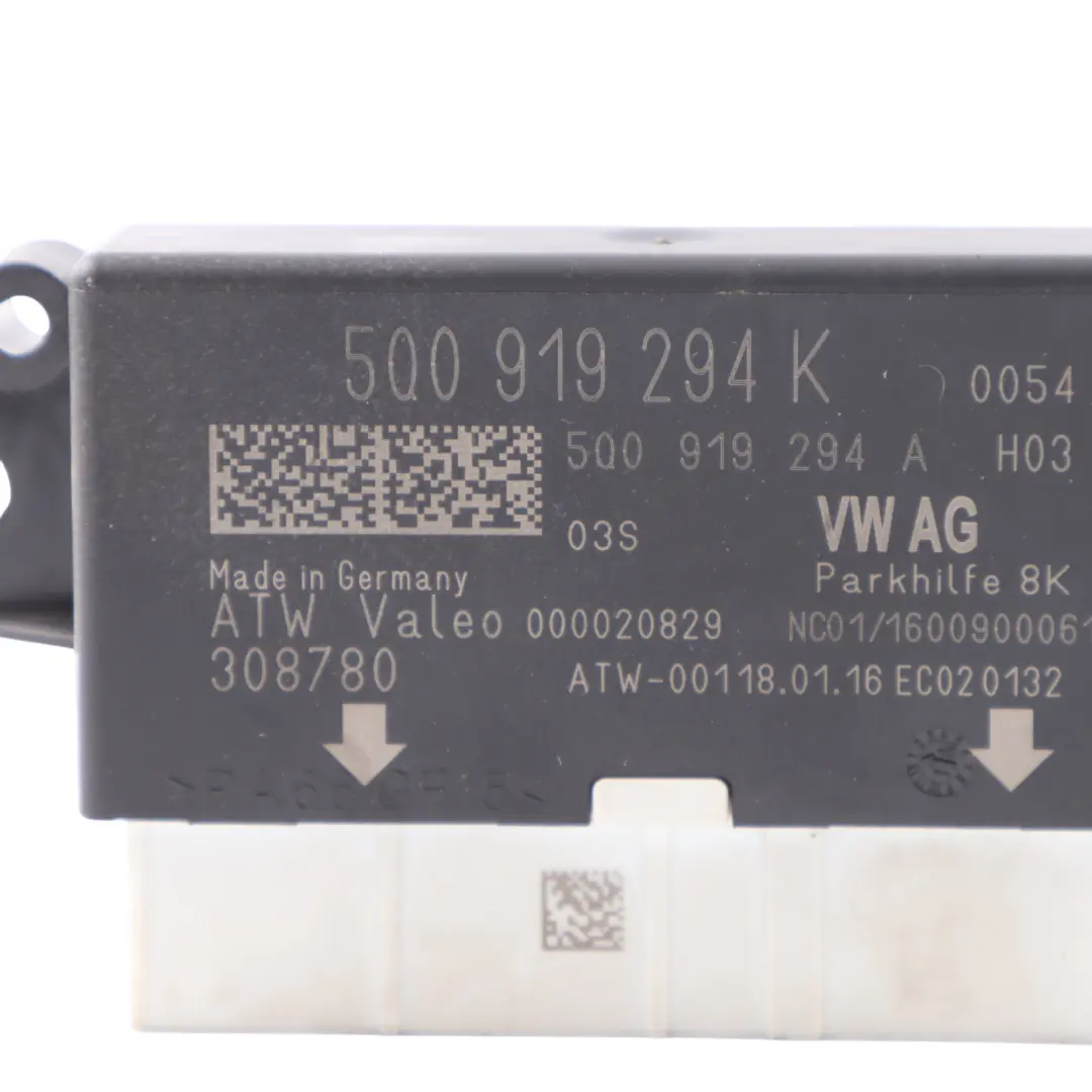 Audi RS3 8V Module Capteur Contrôle Distance Stationnement PDC - SKU 5Q0919294K - Numéro de pièce 5Q0919294K