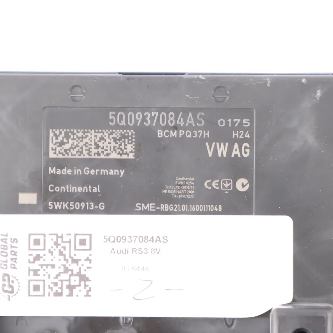 Body Control Audi A3 RS3 8V Body Control Comfort Unit Module ECU to with Part number 5Q0937084AS Body Control Audi A3 RS3 8V Body Control Comfort Unit Module ECU - SKU 5Q0937084AS - Part number 5Q0937084AS