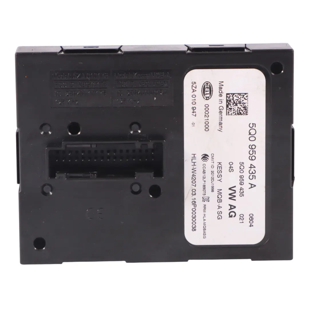 Keyless Go Modul ECU Eintrag Steuergerät für Volkswagen Golf CD1 mit Teilenummer 5Q0959435A Volkswagen Golf CD1 Keyless Go Modul ECU Eintrag Steuergerät - SKU 5Q0959435A - Teilenummer 5Q0959435A