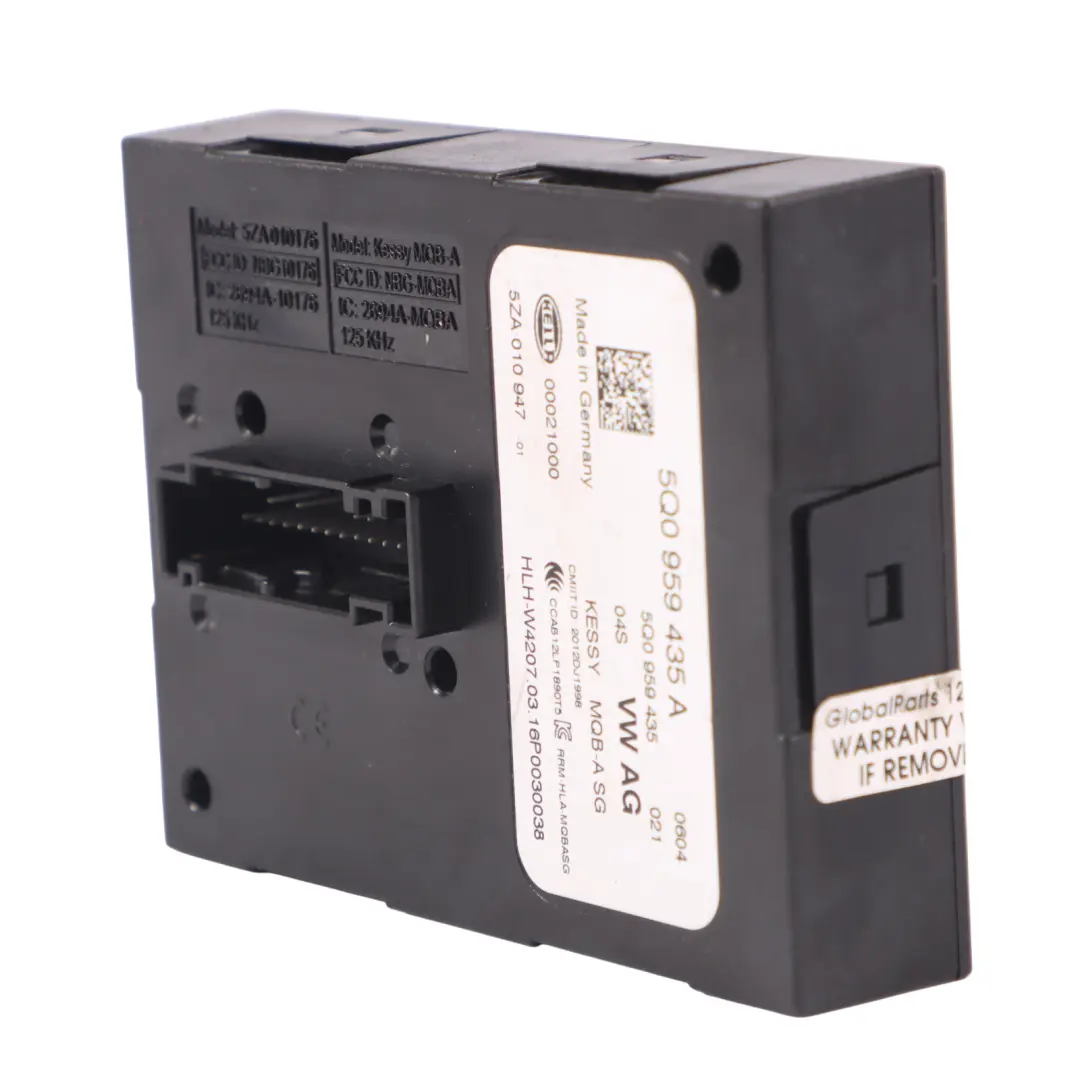 Volkswagen Golf CD1 Keyless Go Module ECU Entry Control Unit - SKU 5Q0959435A - Part number 5Q0959435A