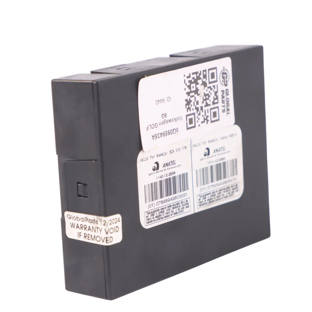 Volkswagen Golf CD1 Keyless Go Module ECU Entry Control Unit - SKU 5Q0959435A - Part number 5Q0959435A